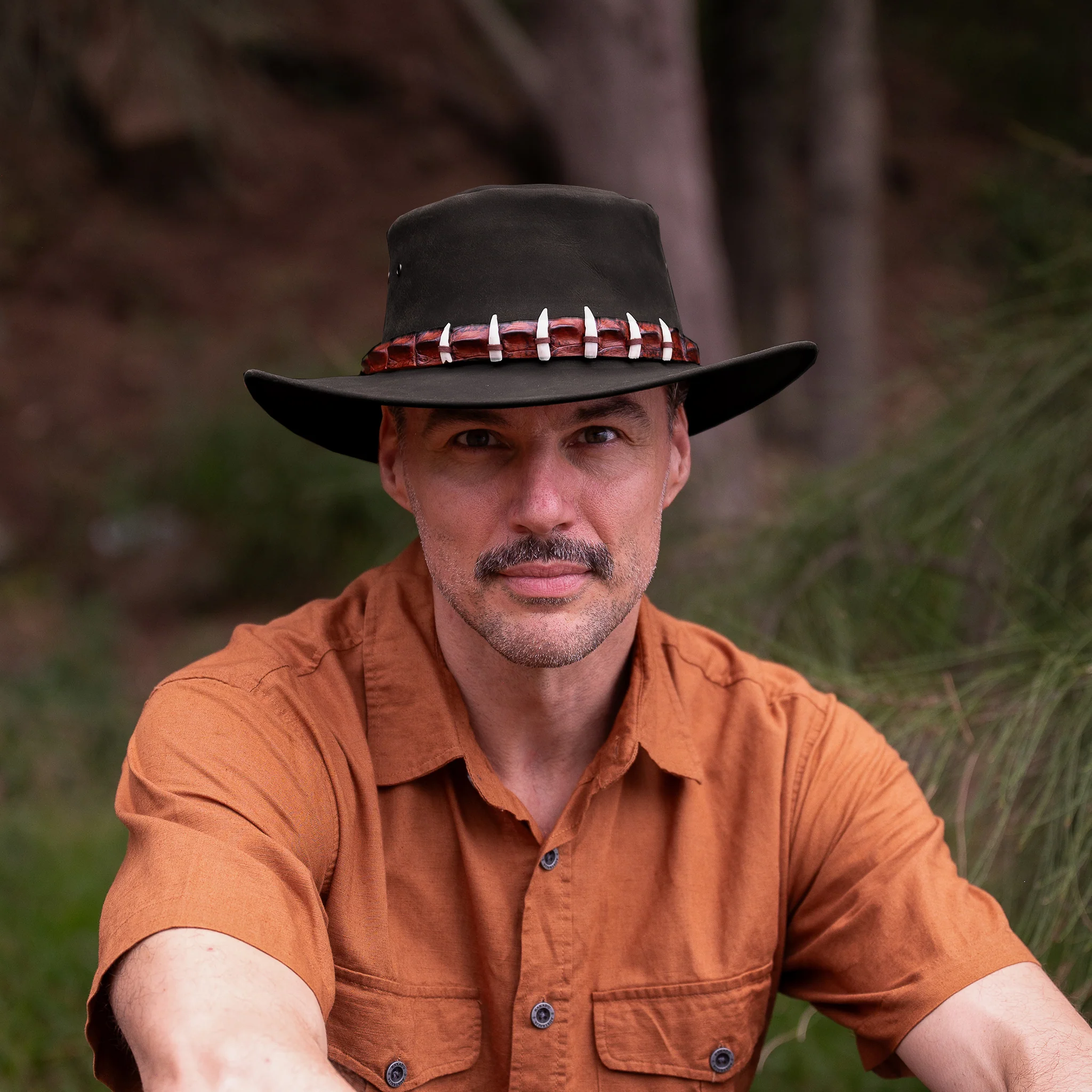 Roo Dundee Leather Hat - Image 14