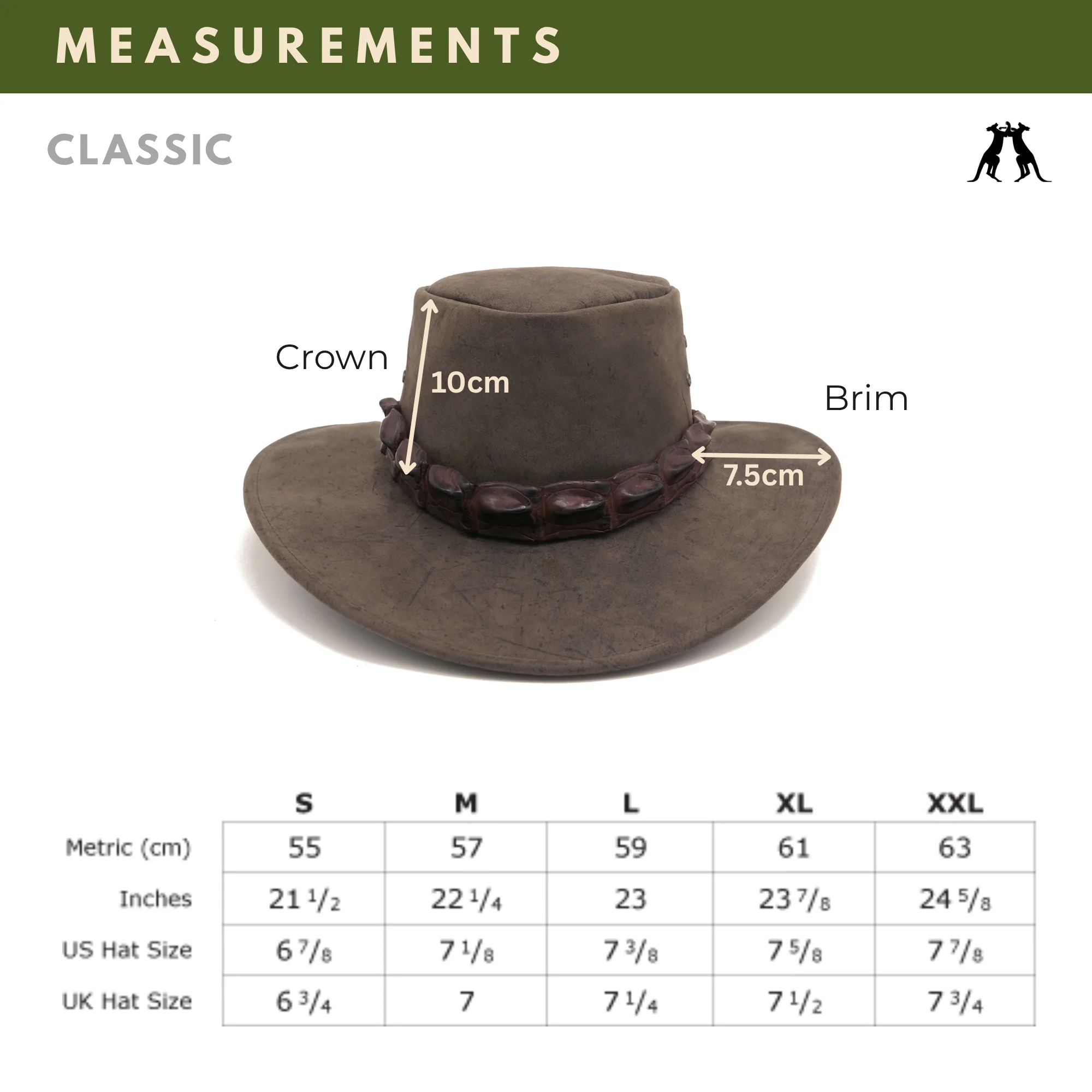 Karumba Kangaroo Leather Hat - Image 11