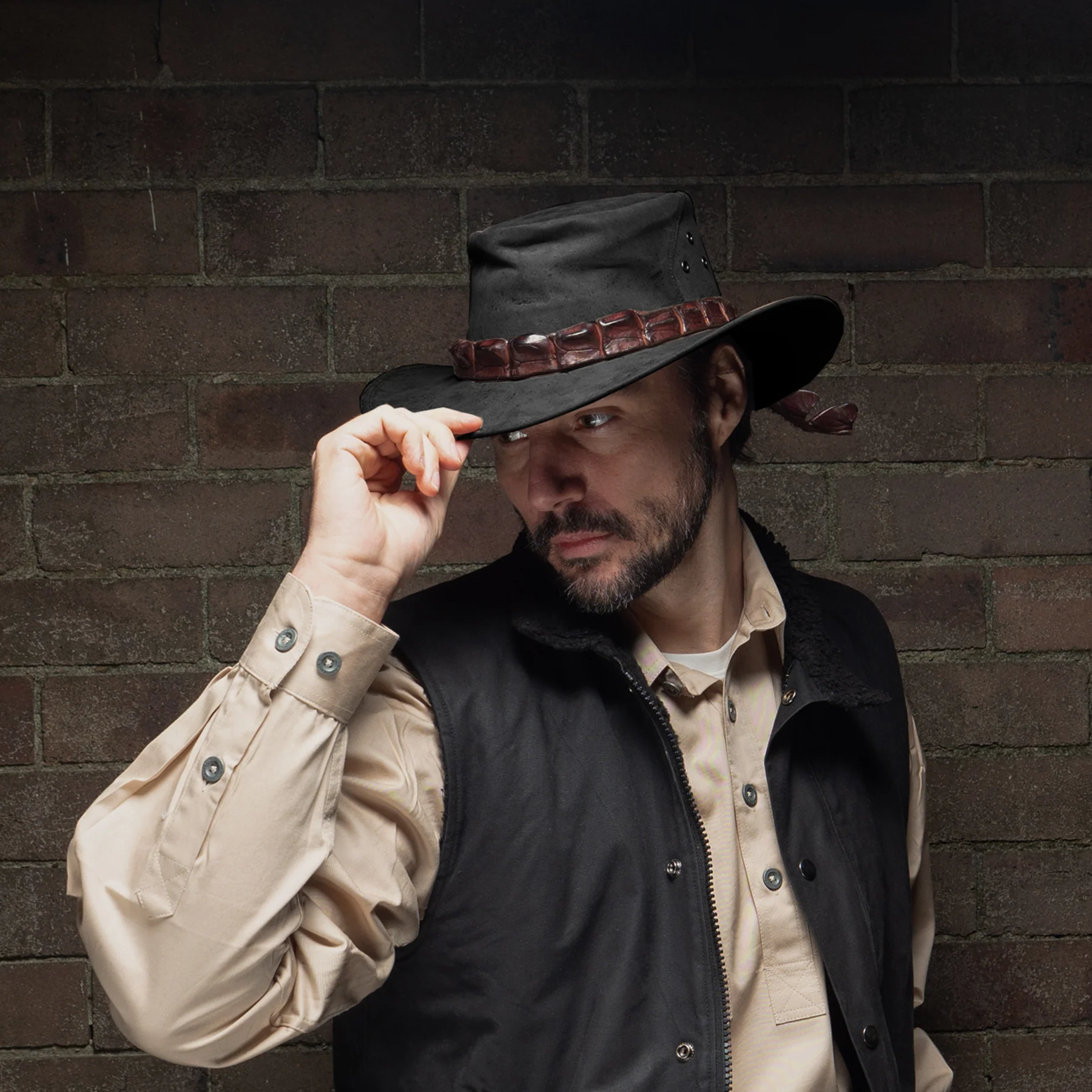 Karumba Kangaroo Leather Hat - Image 13