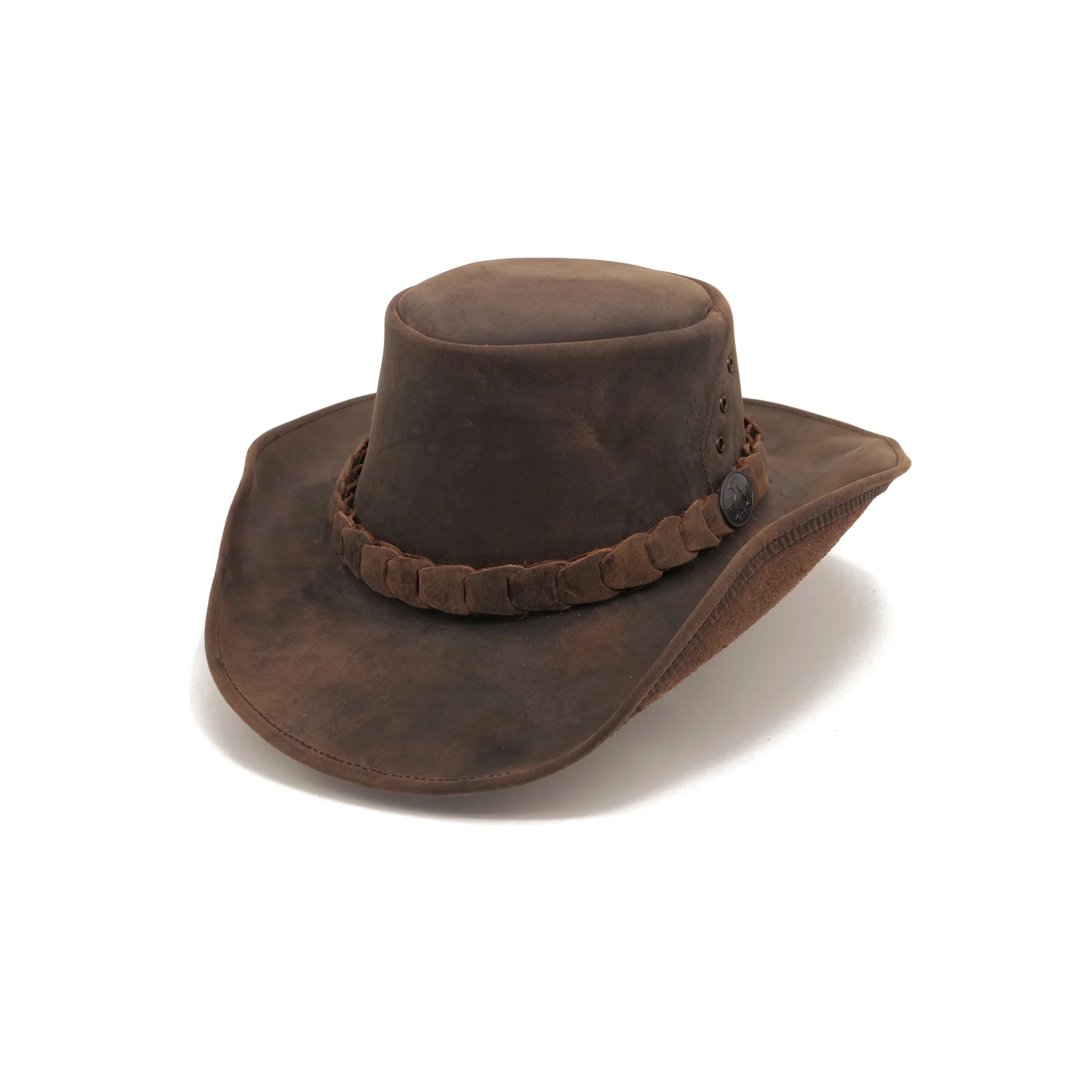 Bruce Kids Shapeable Leather Hat - Image 2