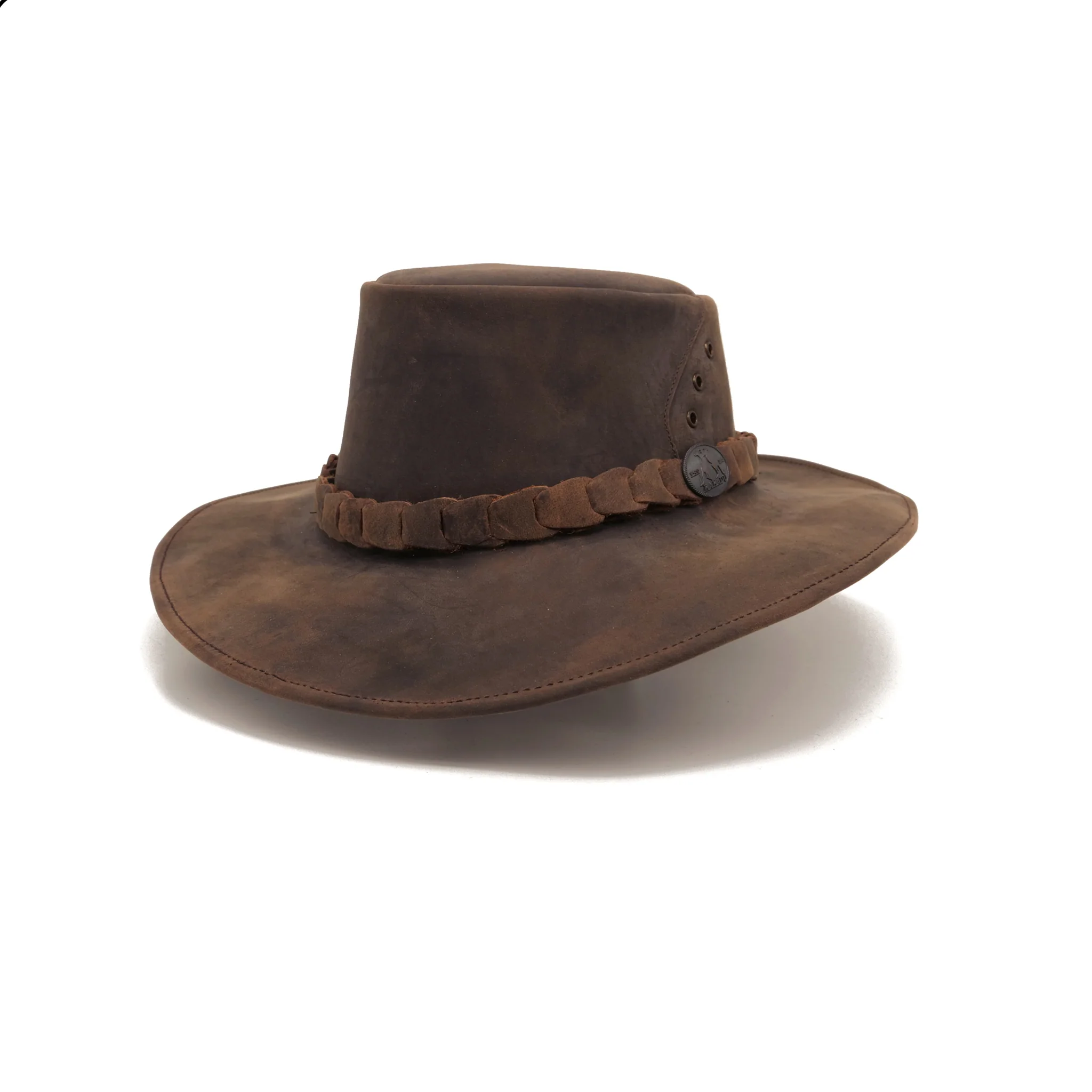 Bruce Kids Shapeable Leather Hat - Image 3