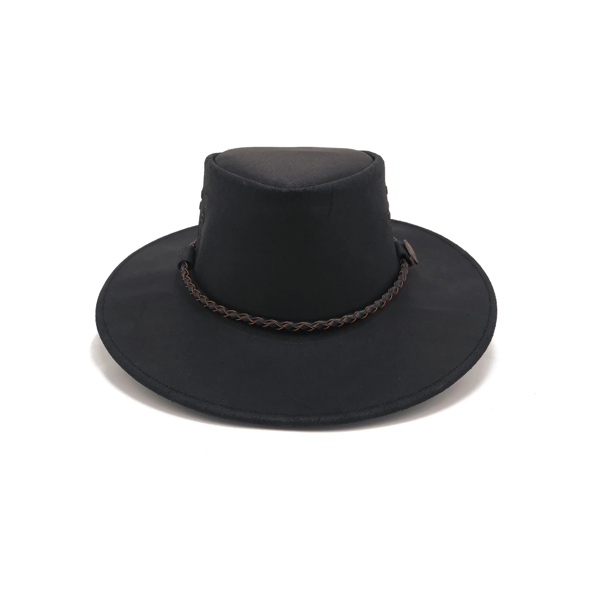 Echuca Kids Leather Hat - Image 5
