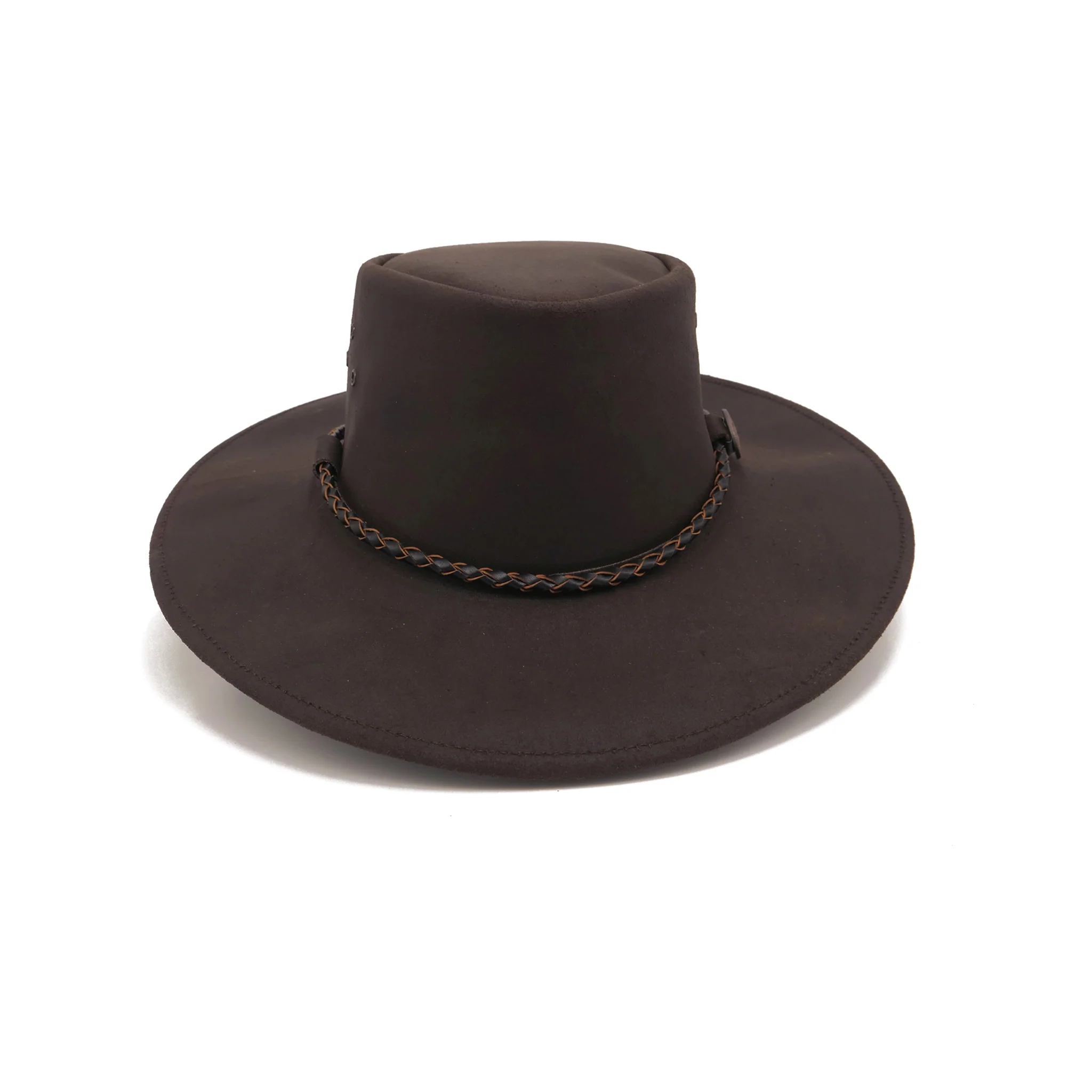 Echuca Kids Leather Hat - Image 8