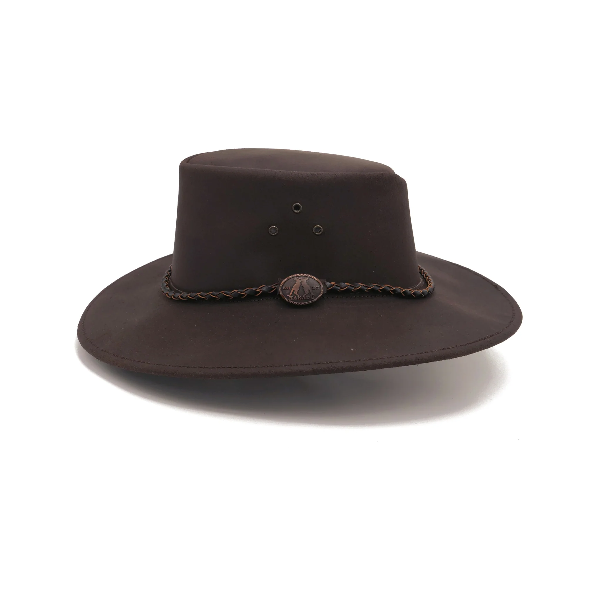 Echuca Kids Leather Hat - Image 9