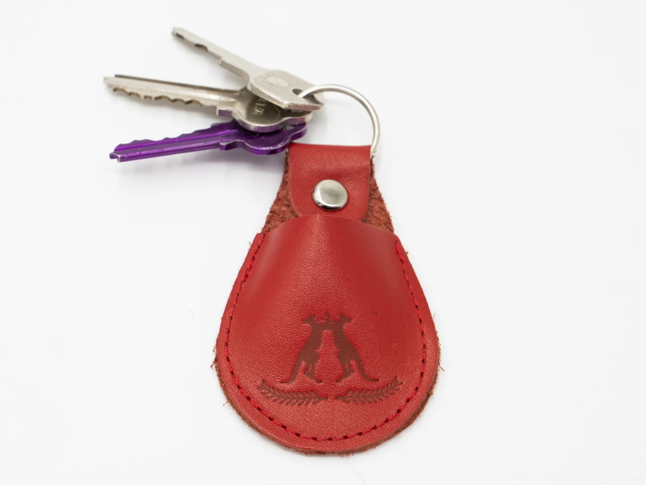 Joey Kangaroo Leather Keyring - Image 7