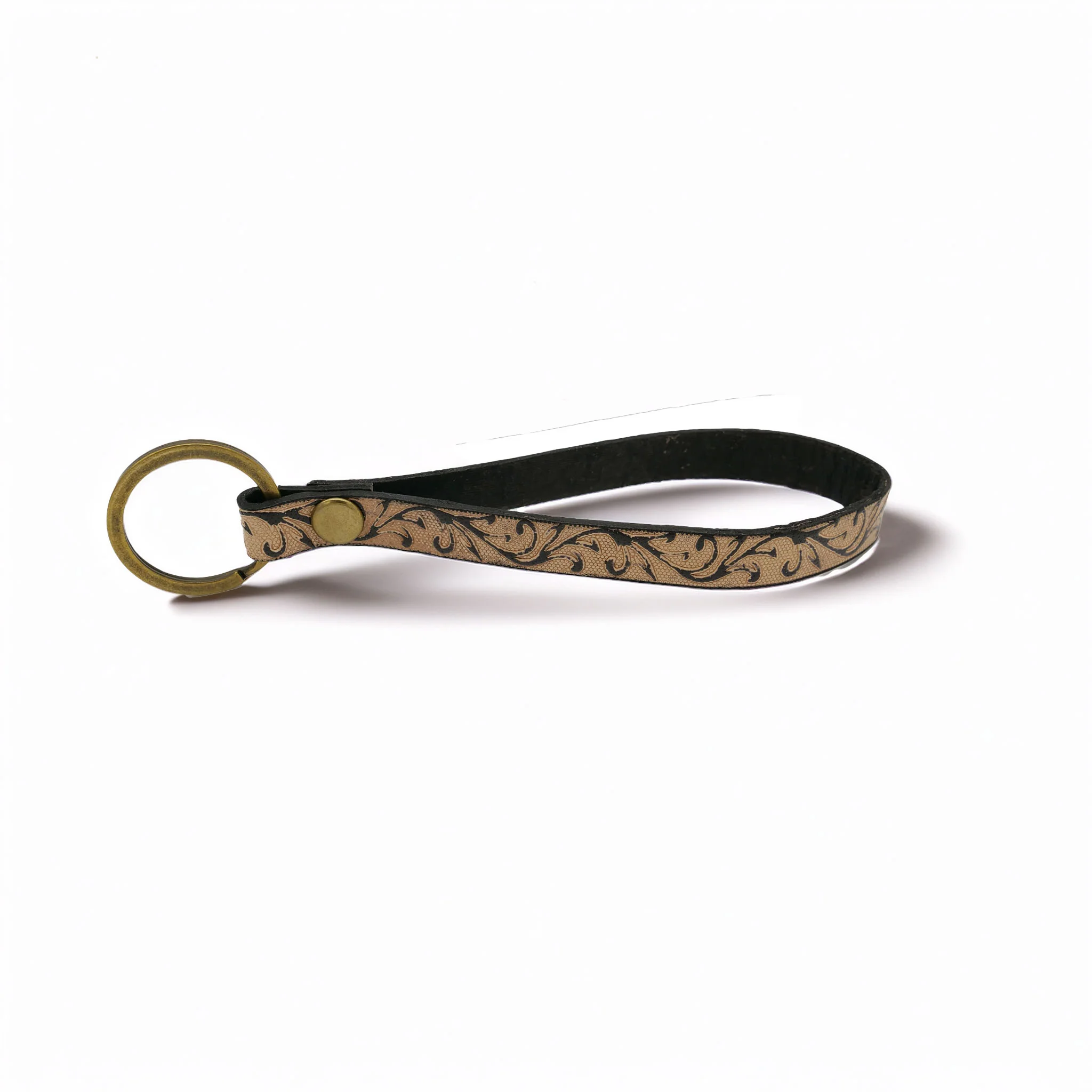 Embossed Leather Keyring - Image 5