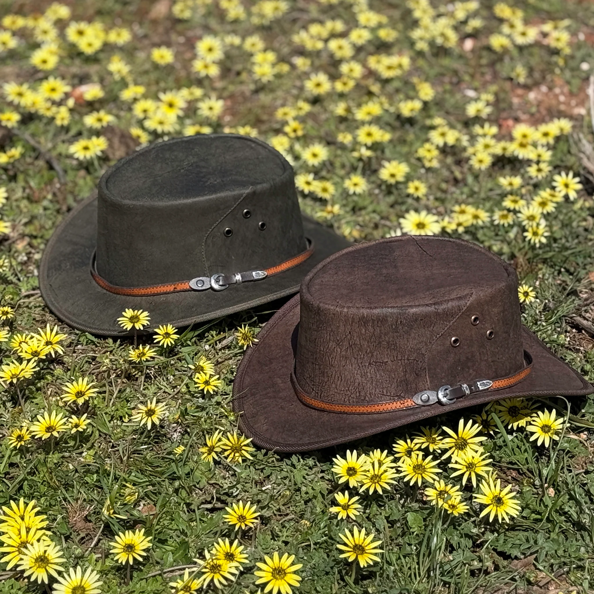 Wallaroo Kangaroo Leather Hat - Image 12